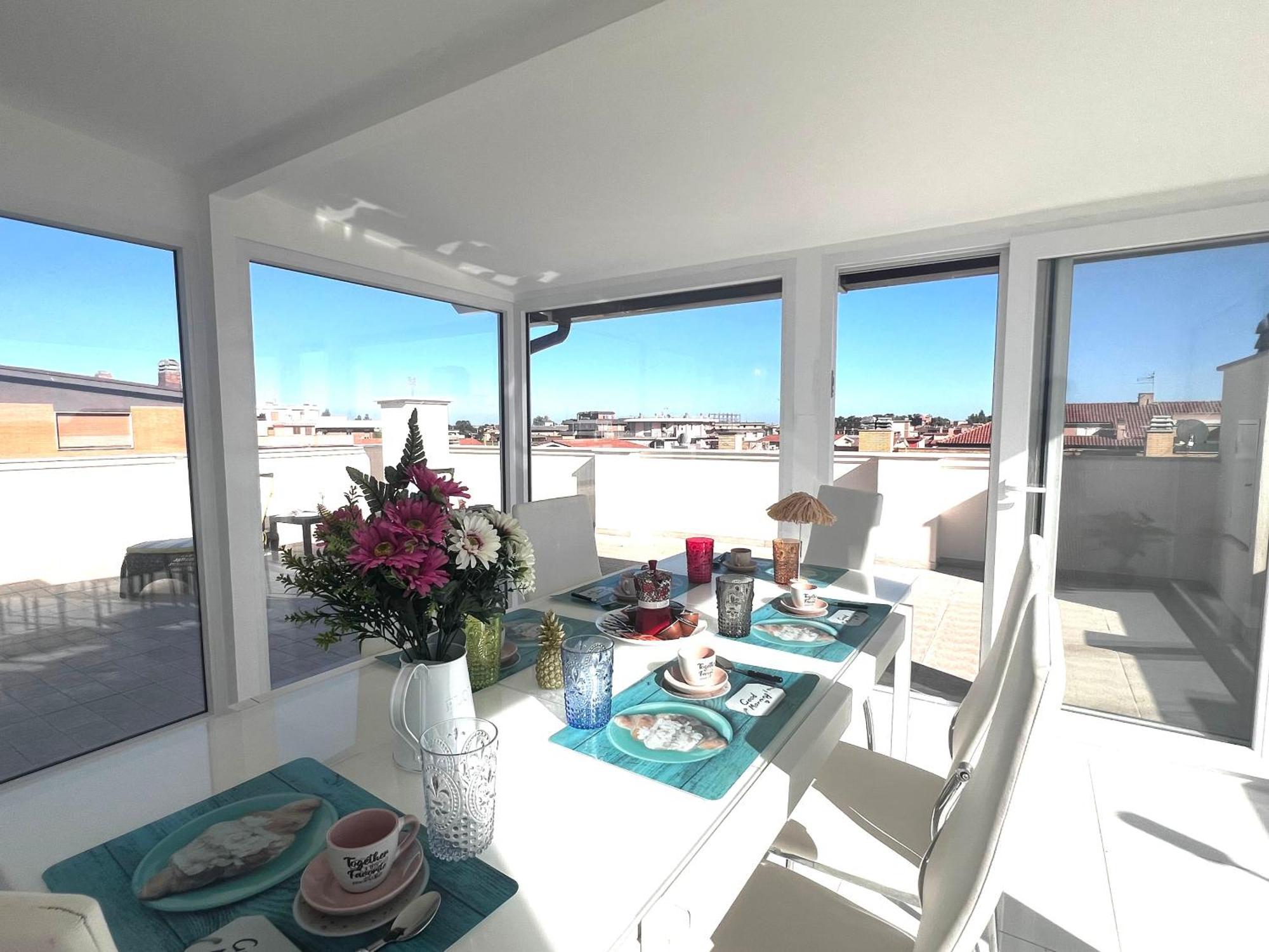 Roma Airport Sky Apartments Fiumicino Extérieur photo